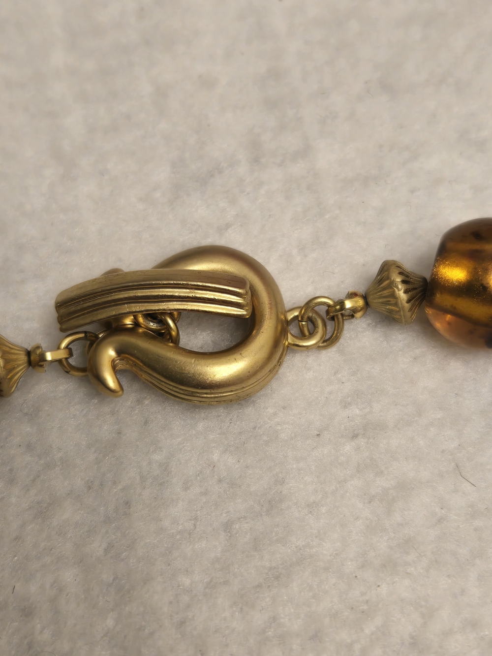 Givenchy Amber Glass Bead Necklace - Classic Women Jewelry - Picture 11 of 14